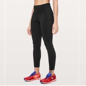 Lululemon Fast & Free 7/8 Tight II Non-Reflective Nulux 25